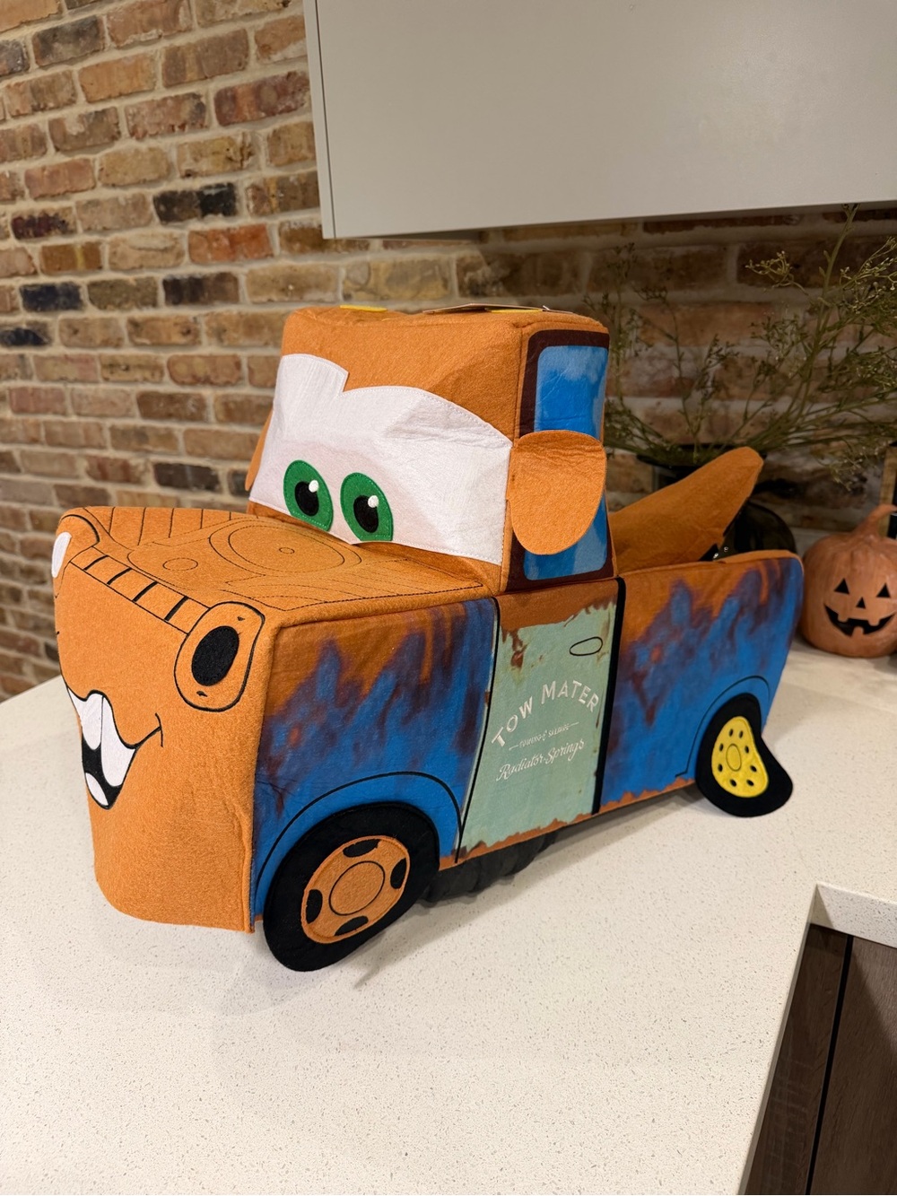 Pottery Barn Kids Tow Mater Truck Costume